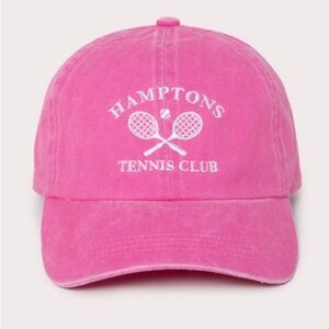 Pink Hamptons Tennis Club Cap